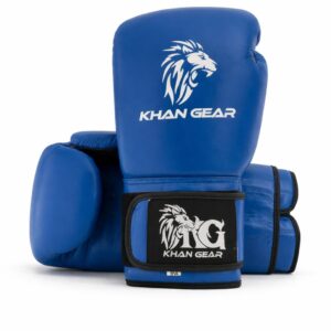 KHAN GEAR Exclusive Boxing Gloves – blue – 16oz